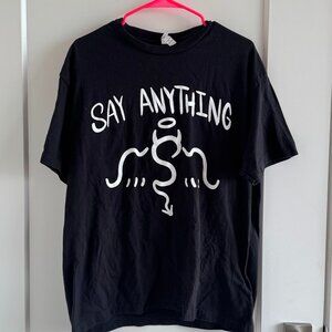 Say Anything black band t-shirt in size L